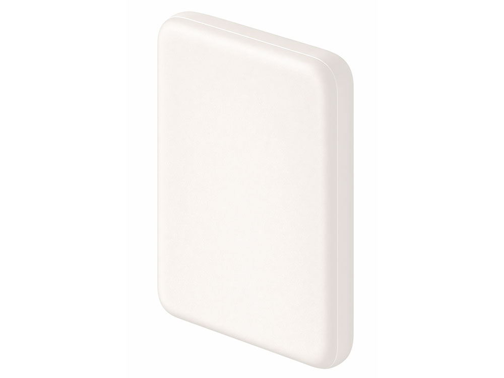 Магнитный внешний беспроводной аккумулятор Polarix, QC/PD, 10000 мАч, слоновая кость