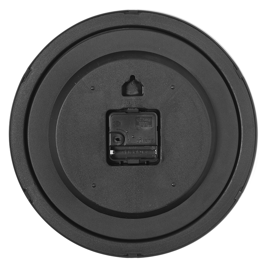 Часы настенные "ПРОМО" разборные ;  черный, D28,5 см; пластик