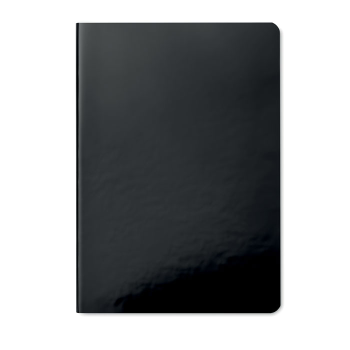 Блокнот с блестящей обложкой