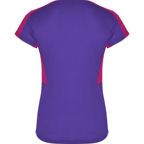 Спортивная футболка SUZUKA женская, ЛИЛОВЫЙ/ТЕМНО-РОЗОВЫЙ L