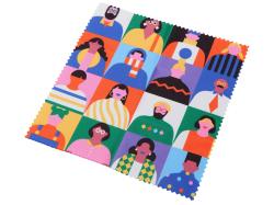 Салфетка для протирания очков с возможностью полноцветной печати