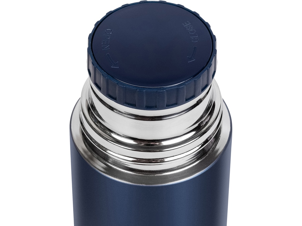 Термос Relaxika 101 (0,35 литра), темно-синий (без лого)