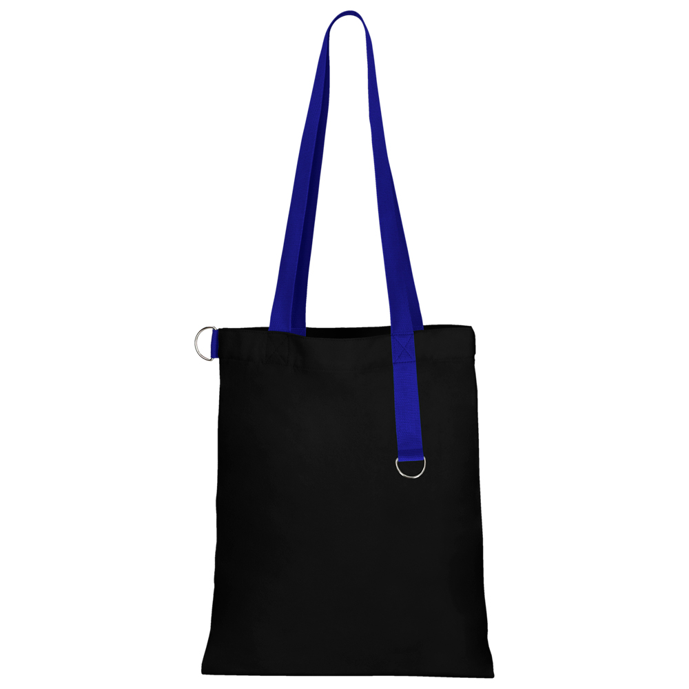 Сумка для покупок Black GLOW 325 г/м² с ремувкой, синяя/синяя Сумка для покупок Black GLOW 325 г/м² с ремувкой, синяя/синяя