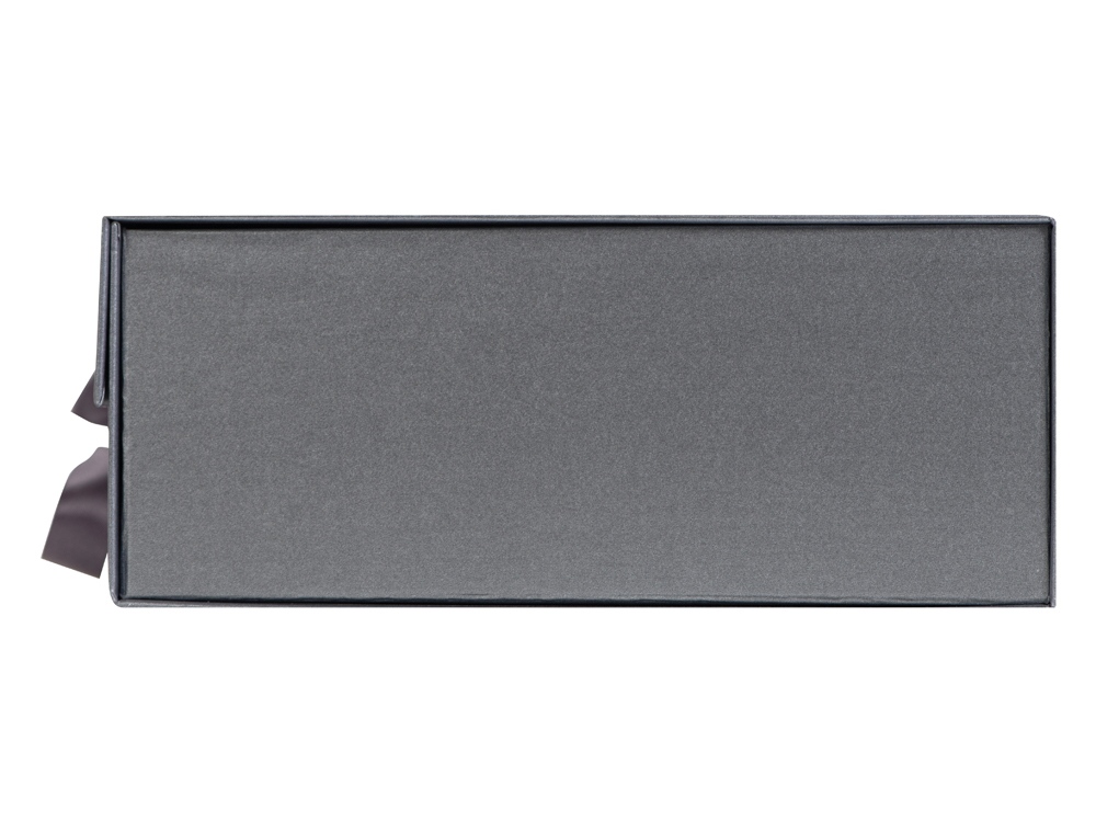 Коробка разборная на магнитах с лентами, черный