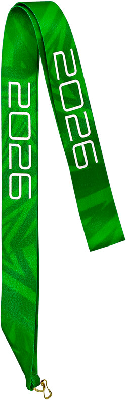 Лента для медали 2026 (зеленая)