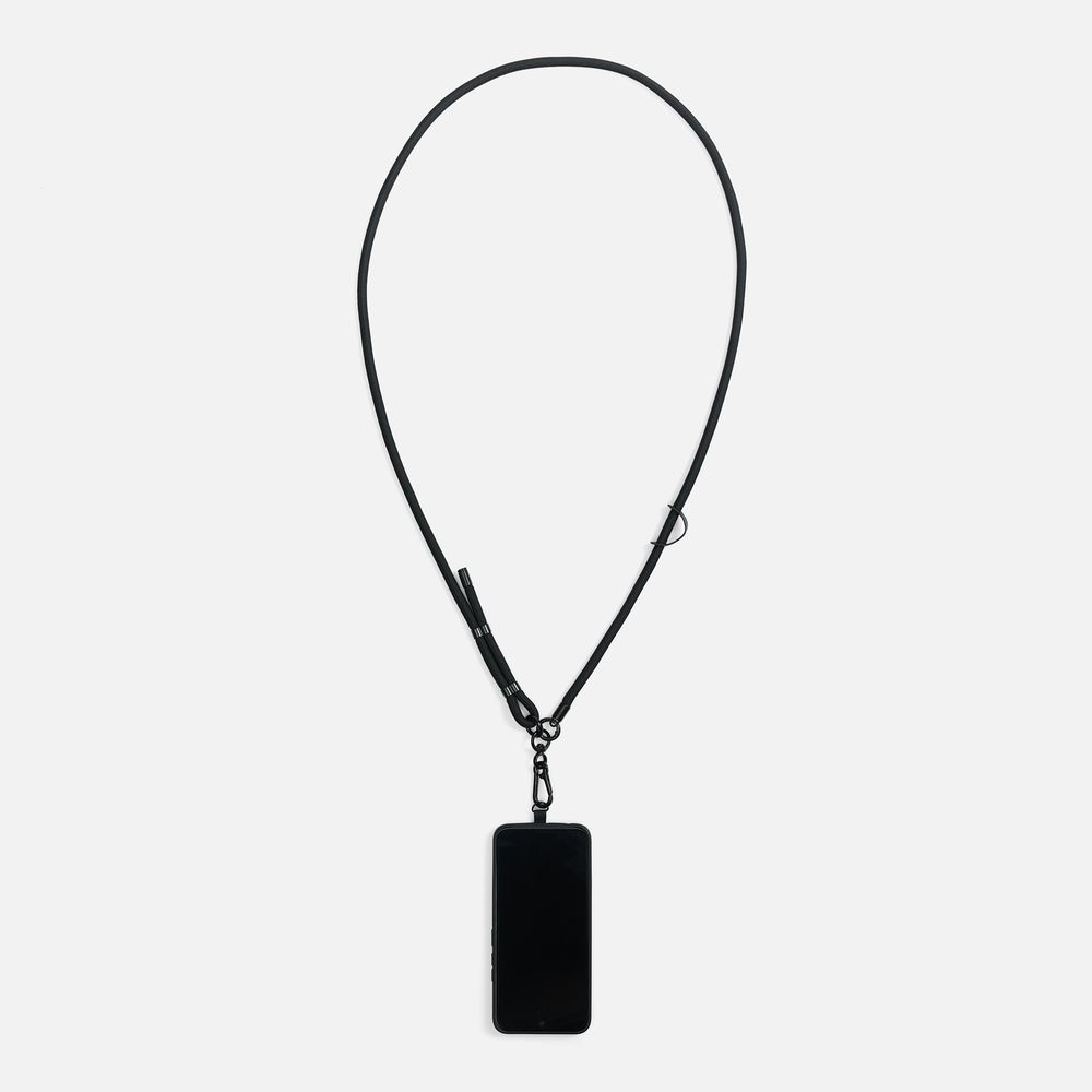 Шнурок для телефона OmniHold, черный Шнурок для телефона OmniHold, черный