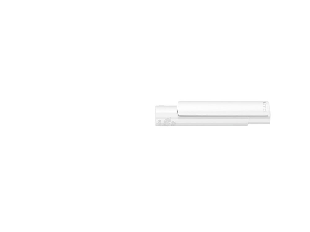 Капиллярная ручка в корпусе из переработанного материала rPET RECYCLED PET PEN PRO FL, белый с серыми чернилами