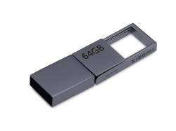 USB 3.0-флешка на 64 Гб с разъемами USB-A и Type-C, серебристый
