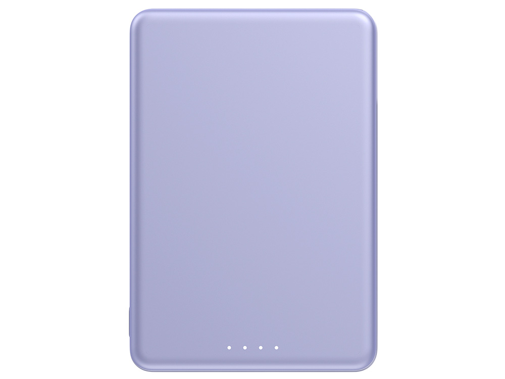 Внешний аккумулятор Xiaomi Super Slim Magnetic Power Bank 5000 Purple Внешний аккумулятор Xiaomi Super Slim Magnetic Power Bank 5000 Purple