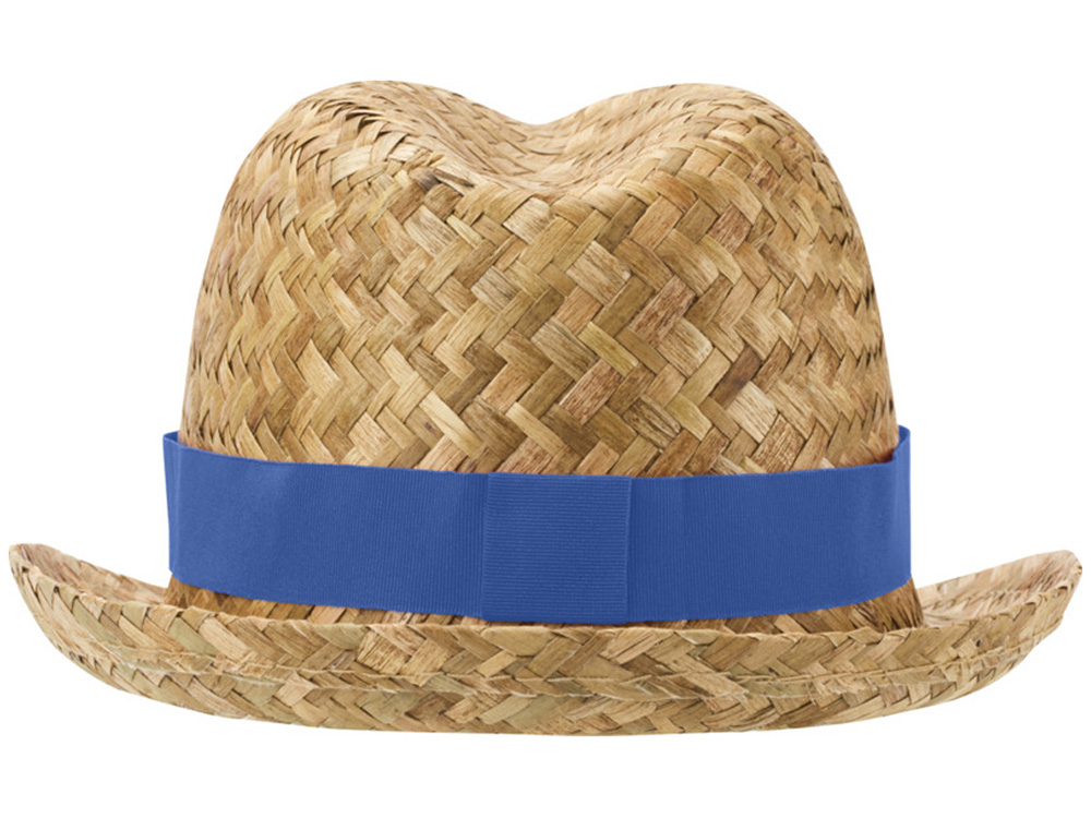 Pricus соломенная шляпа - Ярко-синий / Натуральный