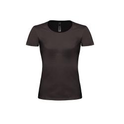 Футболка женская Exact 190 Top/women, черная/black, размер M