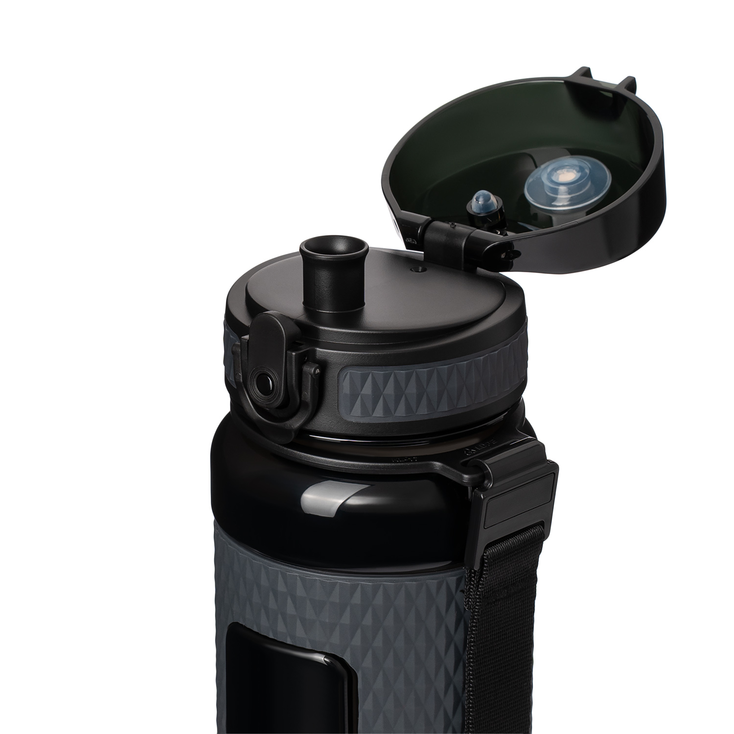 Бутылка для воды Вектор (Vector), черная