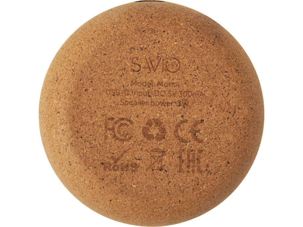 Беспроводная колонка Montii, 3 Вт, красный Беспроводная колонка Montii, 3 Вт, красный