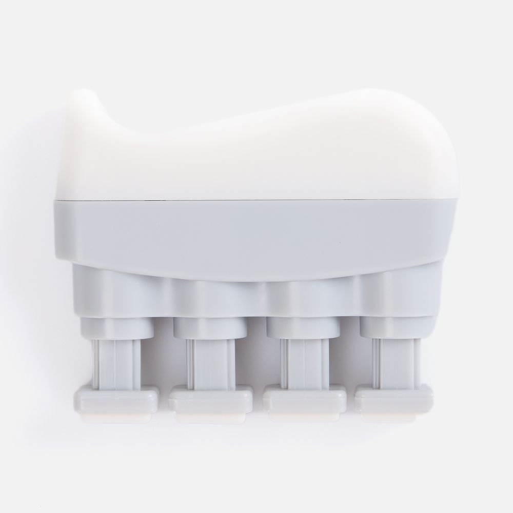 Эспандер кистевой FingerTap, серый с белым Эспандер кистевой FingerTap, серый с белым