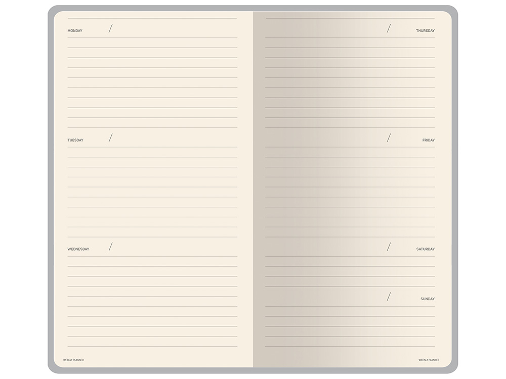 Еженедельник недатированный А6 Morandi. Пыльная роза с нашивкой, пыльно-розовый