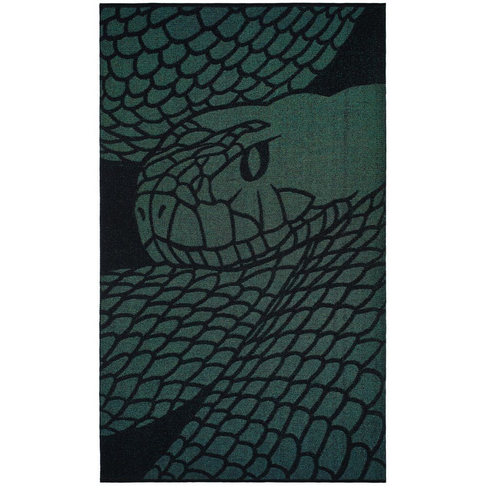 Плед Serpentica, черный с люрексом Плед Serpentica, черный с люрексом