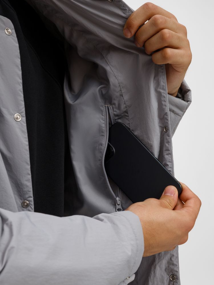 Куртка унисекс Veter, серая Куртка унисекс Veter, серая