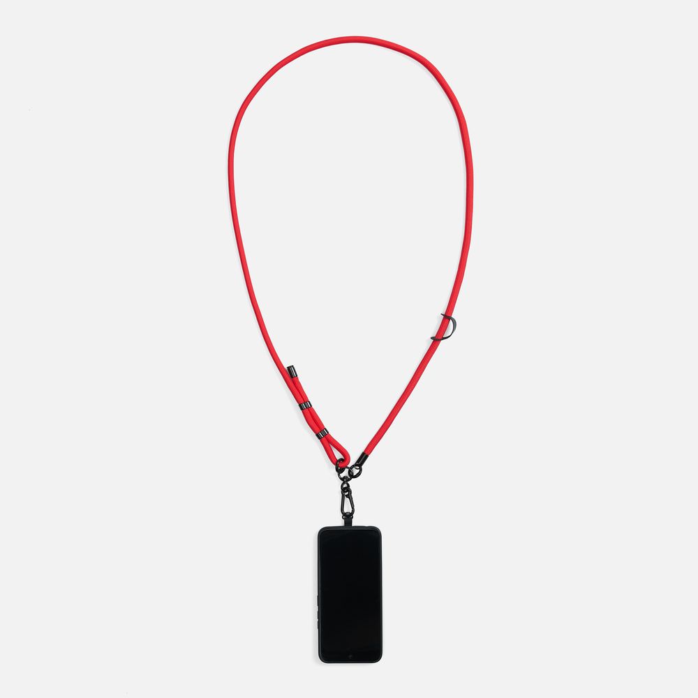 Шнурок для телефона OmniHold, красный Шнурок для телефона OmniHold, красный