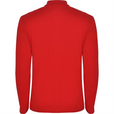 Футболка поло ESTRELLA L/S мужская, КРАСНЫЙ XL
