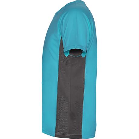 Спортивная футболка SHANGHAI мужская, БИРЮЗОВЫЙ/ТЕМНЫЙ ГРАФИТ XL