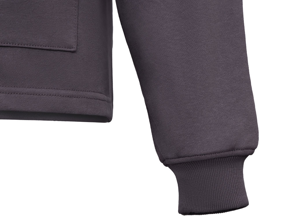 Худи оверсайз Alpha.01 унисекс, темно-серый