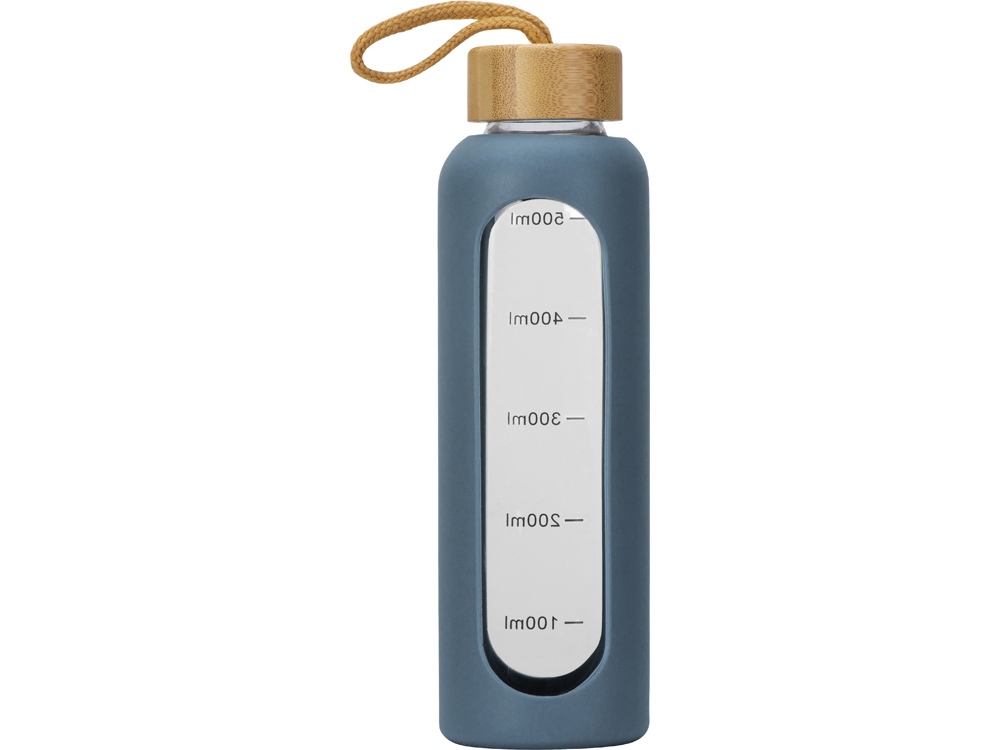 Бутылка из боросиликатного стекла Hangy, 550 мл, антрацит