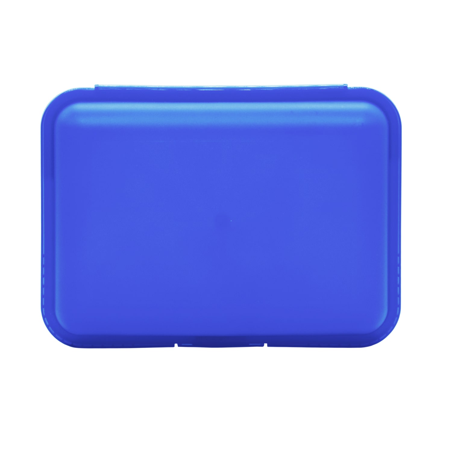Ланч-бокс Uno Blue line с защелкивающейся крышкой и разделительной перегородкой (синий)