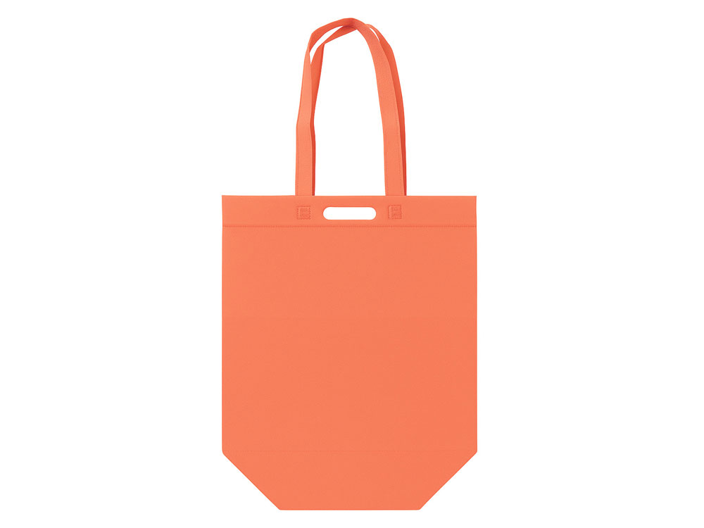 Сумка для покупок из спанбонда Ambit, 380*120*400 с ручкой 550/30 мм, оранжевый