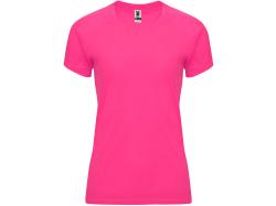 Футболка Bahrain женская, неоновый розовый