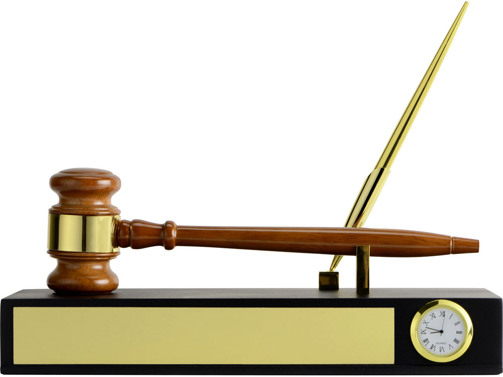 Настольный прибор Финансовый директор, коричневый/золотистый (Р)