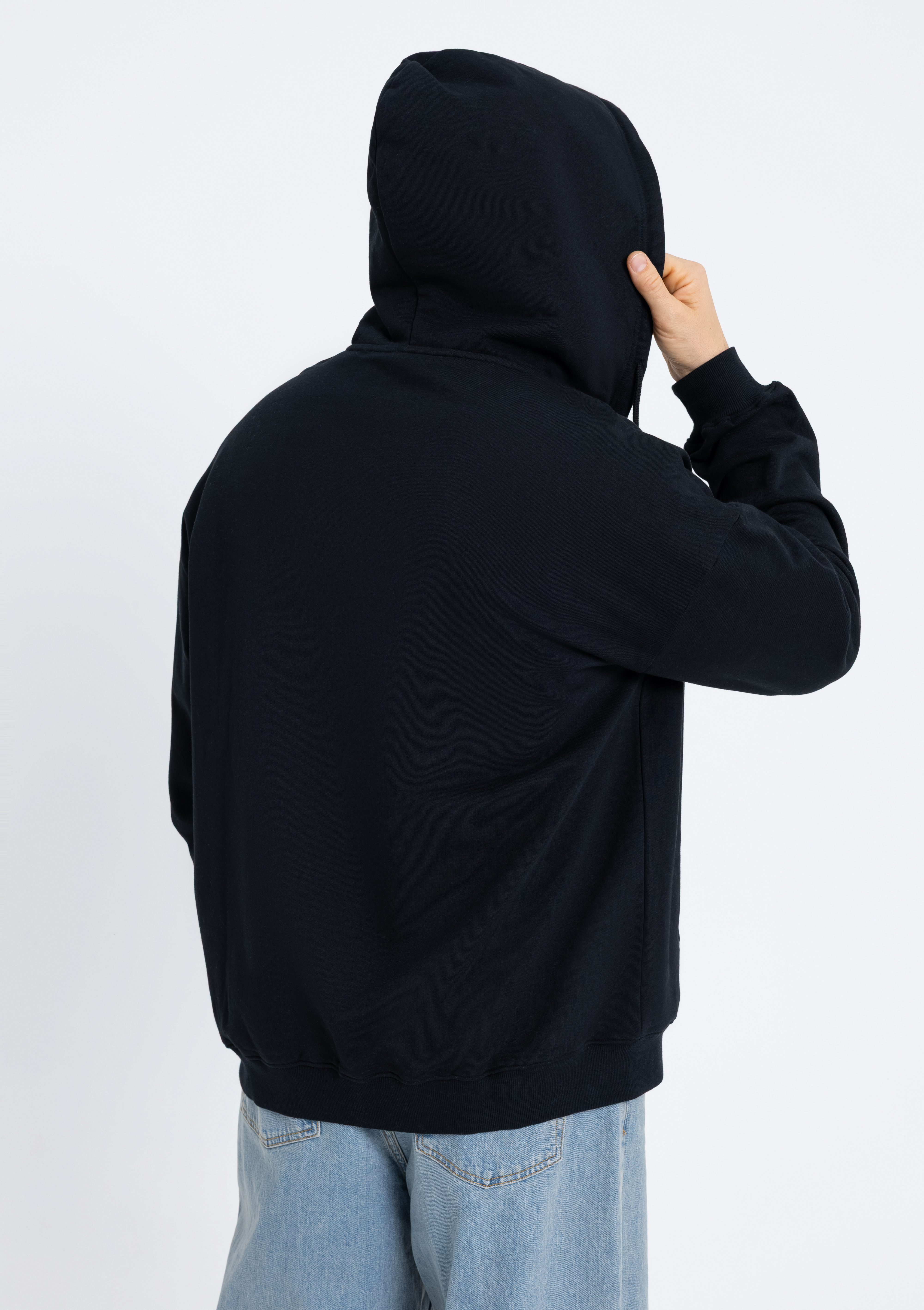 Толстовка ОNE SIZE, с капюшоном на молнии футер без начёса 350, 72