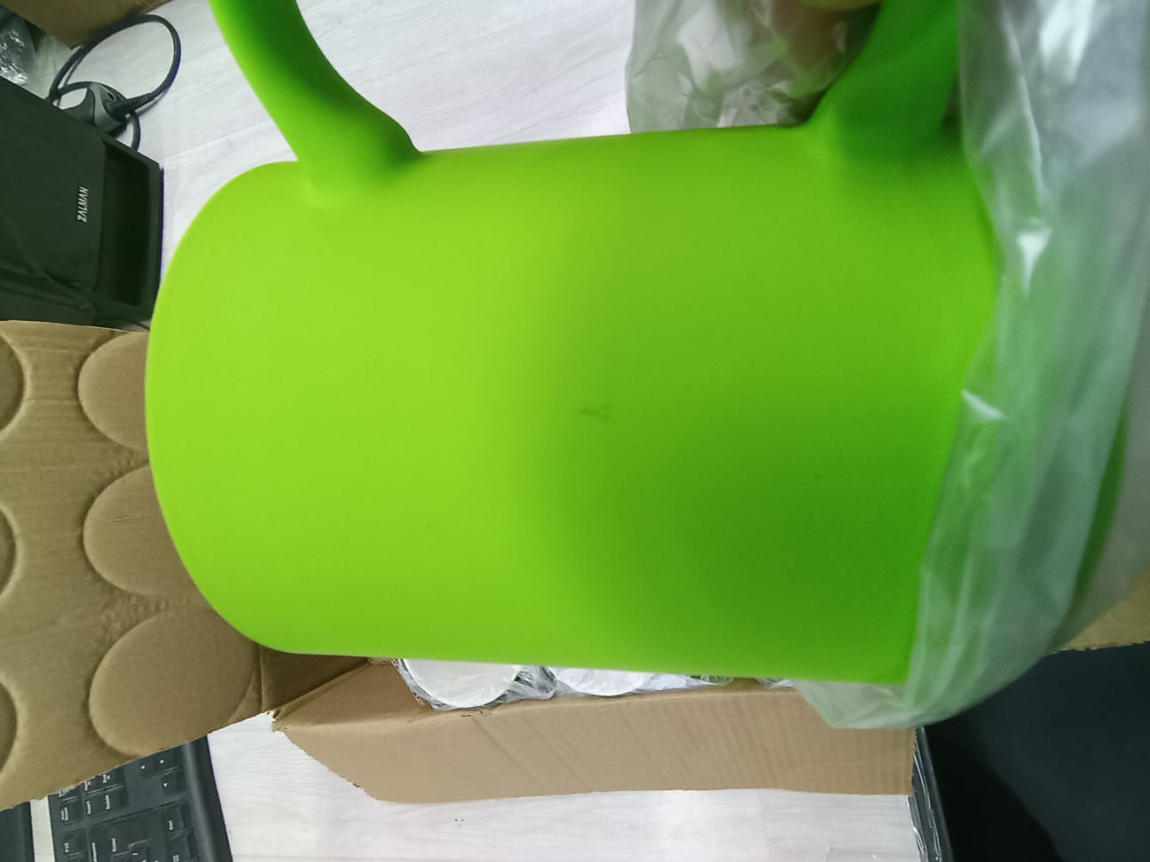 Кружка с покрытием soft-touch Barrel of a Gum, зеленое яблоко (P)