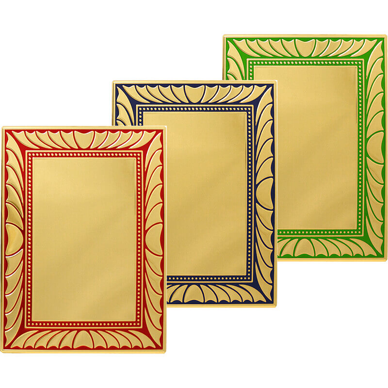 Диплом металлический (синий)