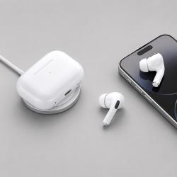 Беспроводные наушники с микрофоном Air Pro 2, TWS, BT 5.3, 300 мАч, QI, белый, Deppa