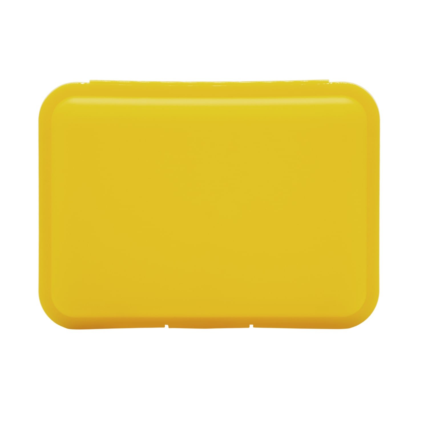 Ланч-бокс Uno Blue line с защелкивающейся крышкой и разделительной перегородкой (желтый)