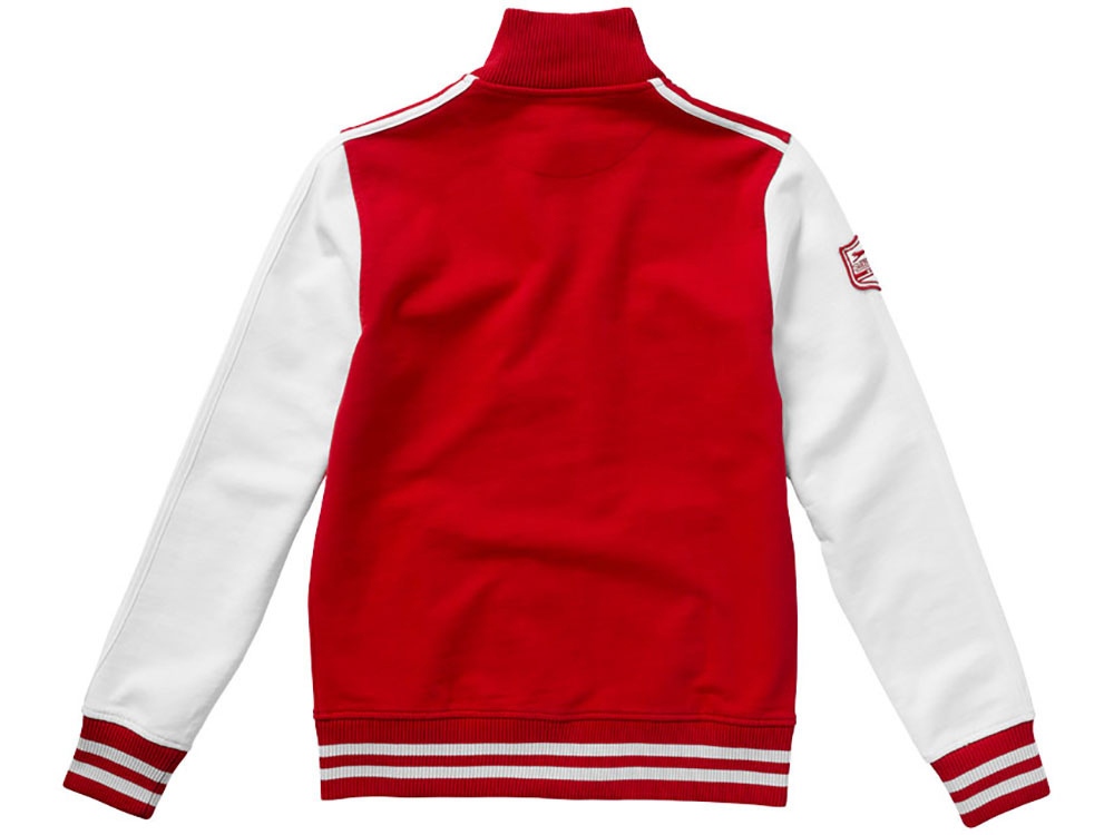 Толстовка Varsity, красный/натуральный белый