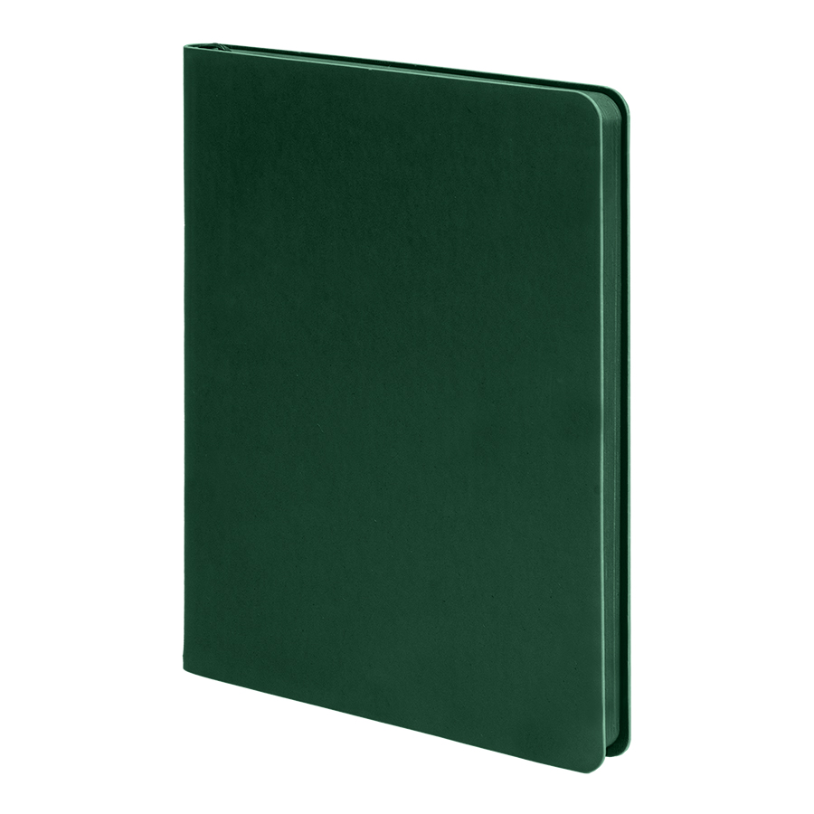 Ежедневник недатированный Pulpy, А5,  зеленый, кремовый блок в линейку, зеленый срез