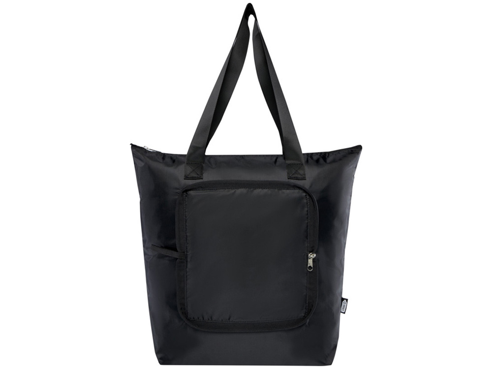 EcoFold Складная сумка-холодильник из RPET 15 л - Сплошной черный