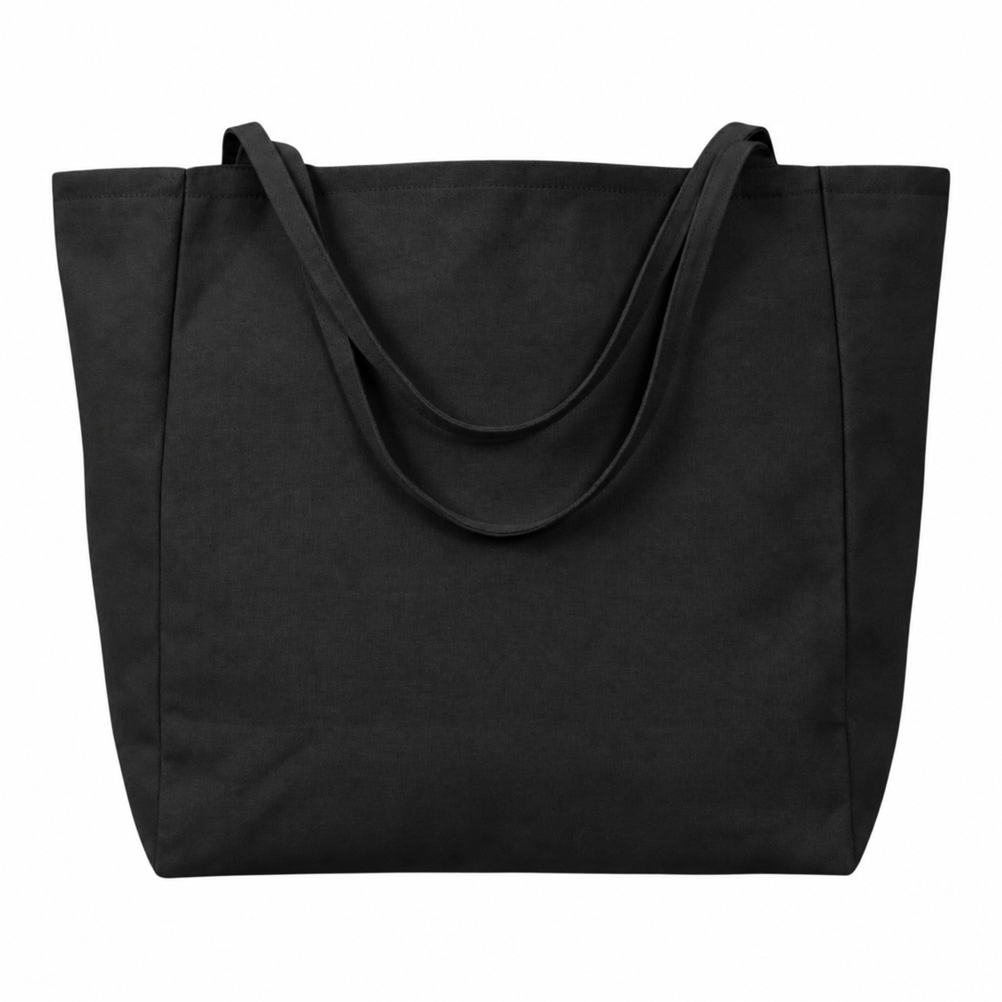 Шоппер-оверсайз Grossbag из переработанного хлопка 340 г, черный