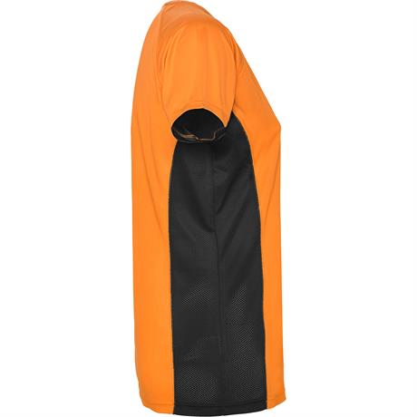 Спортивная футболка SHANGHAI WOMAN женская, ФЛУОРЕСЦЕНТНЫЙ ОРАНЖЕВЫЙ/ЧЕРНЫЙ XL