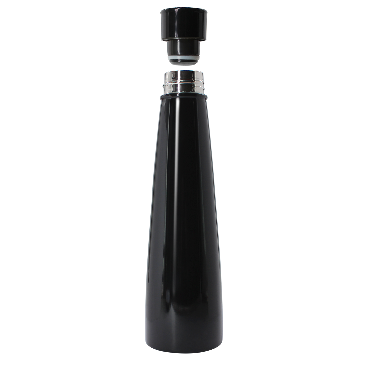 Термобутылка для напитков N-shape (черный) Термобутылка для напитков N-shape (черный)