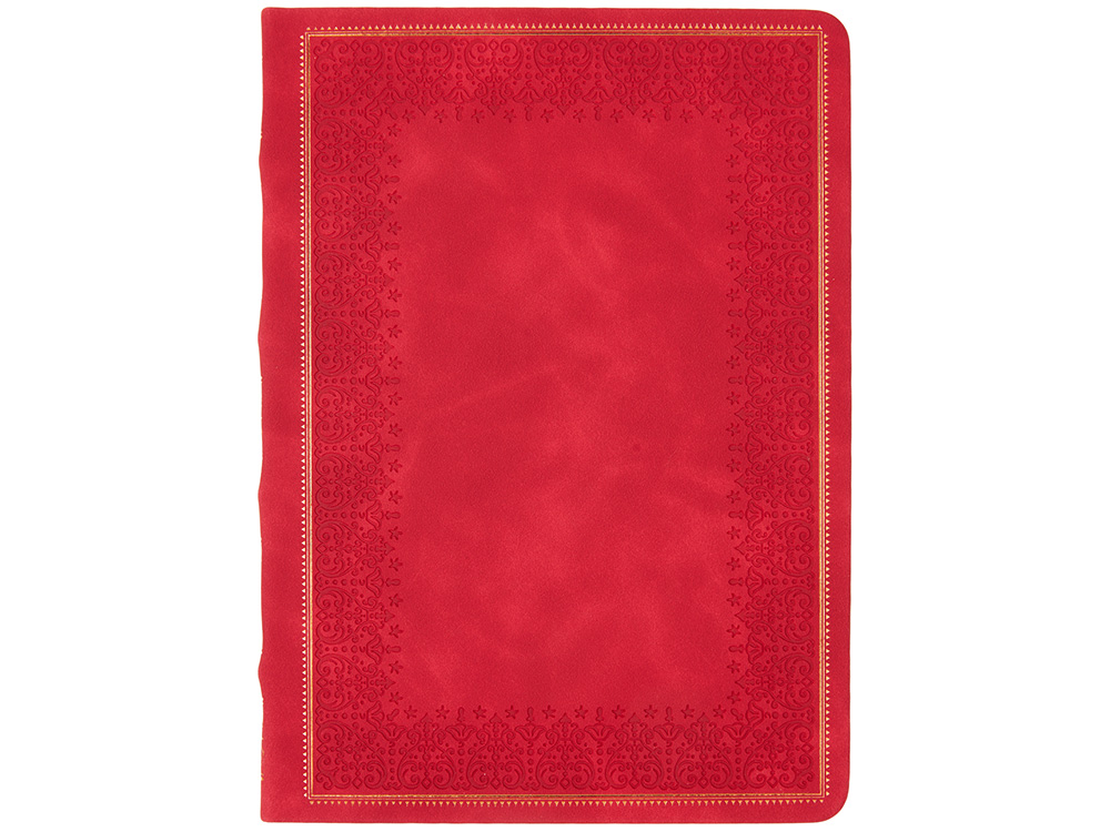 Ежедневник недатированный А5 Royal, красный с бронзовым срезом Ежедневник недатированный А5 Royal, красный с бронзовым срезом