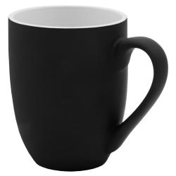 Кружка Elegante, софт-тач, 350мл, черная