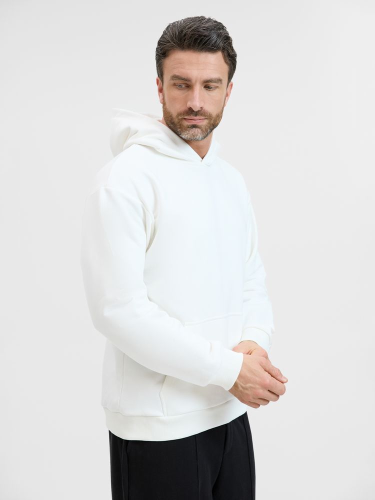 Худи унисекс оверсайз Songo, молочно-белое