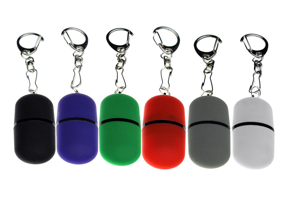 Флешка Goutte Soft-touch на 128 Гб, серый