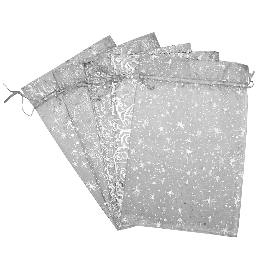 №1002 МЕШОЧЕК ИЗ ОРГАНЗЫ 700 грамм новогодний подарок вип