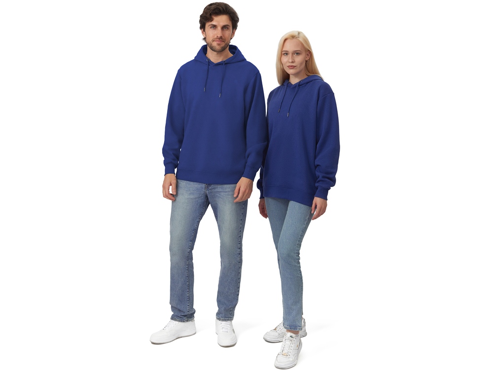 Толстовка с капюшоном Lisbon унисекс, классический синий