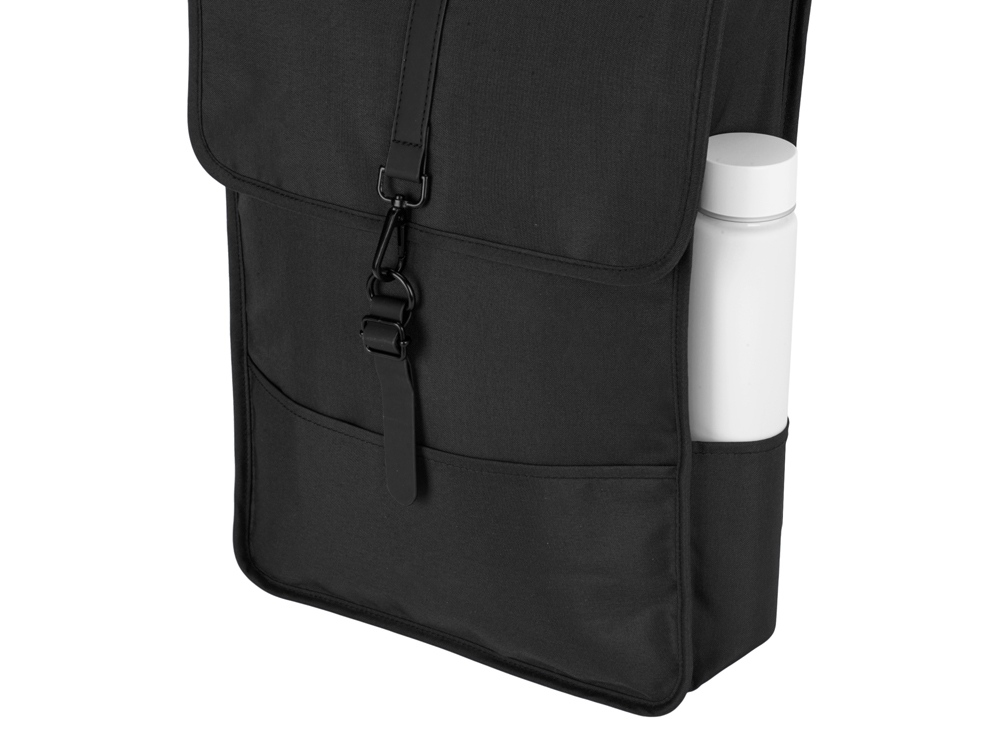 Рюкзак Rony из переработанного пластика, черный Рюкзак Rony из переработанного пластика, черный