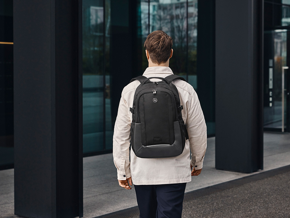 Рюкзак WENGER XE Ryde 16, черный, переработанный ПЭТ/Полиэстер, 33х22х47 см, 26 л.