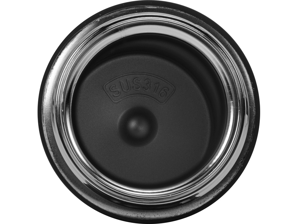 Термос с индикатором температуры Module, тубус, 360 мл, черный Термос с индикатором температуры Module, тубус, 360 мл, черный